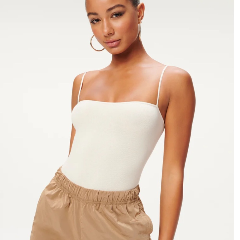 Brand New never worn Good American bodysuit in bone color